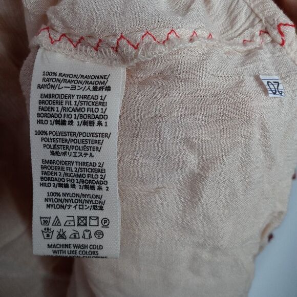 Free People Wind Willow Embroidered Mini Dress - Picture 7 of 8